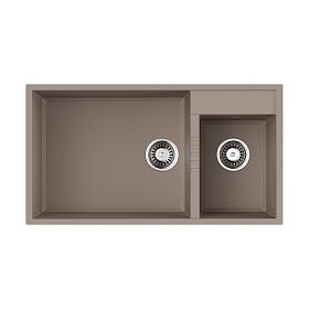 Мойка кухонная Omoikiri Tedori 85-2-U-EV Tetogranit, эверест